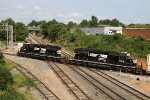 NS 6105 & 6129 lead train E25 across Boylan Junction